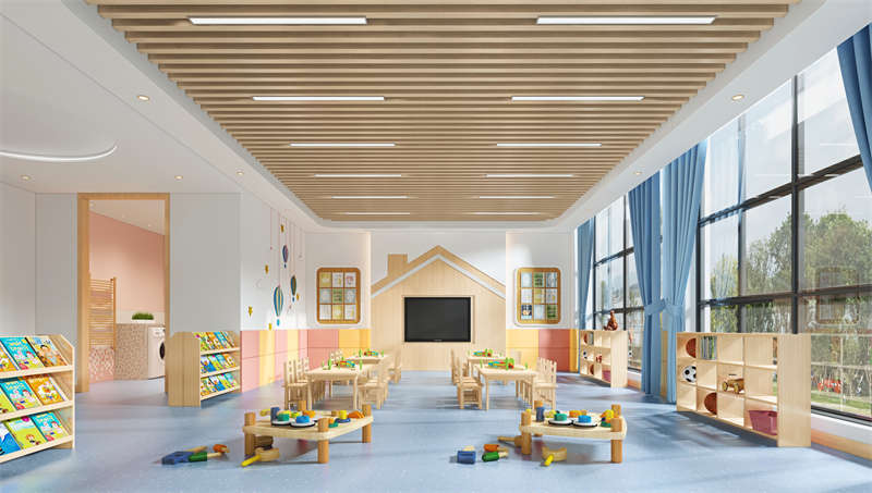 合肥幼兒園裝修設(shè)計-翡翠路(新時代)幼兒園